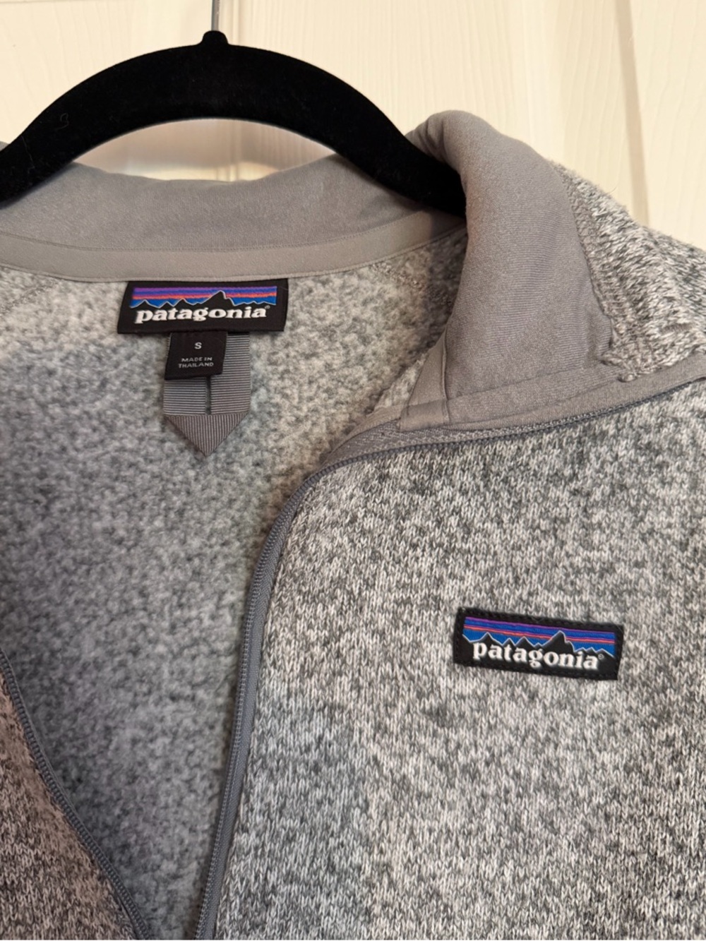 Patagonia Women’s Gray Heather Quarter-Zip Fleece Better Sweater Pullover size S